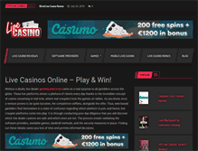 Tablet Screenshot of live-casino-online.org